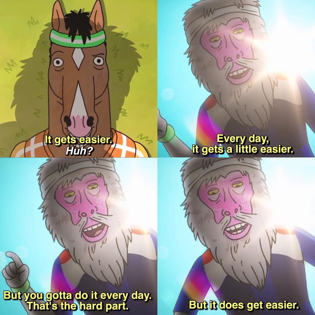 Snapshot from an internet show- Bojack Horseman