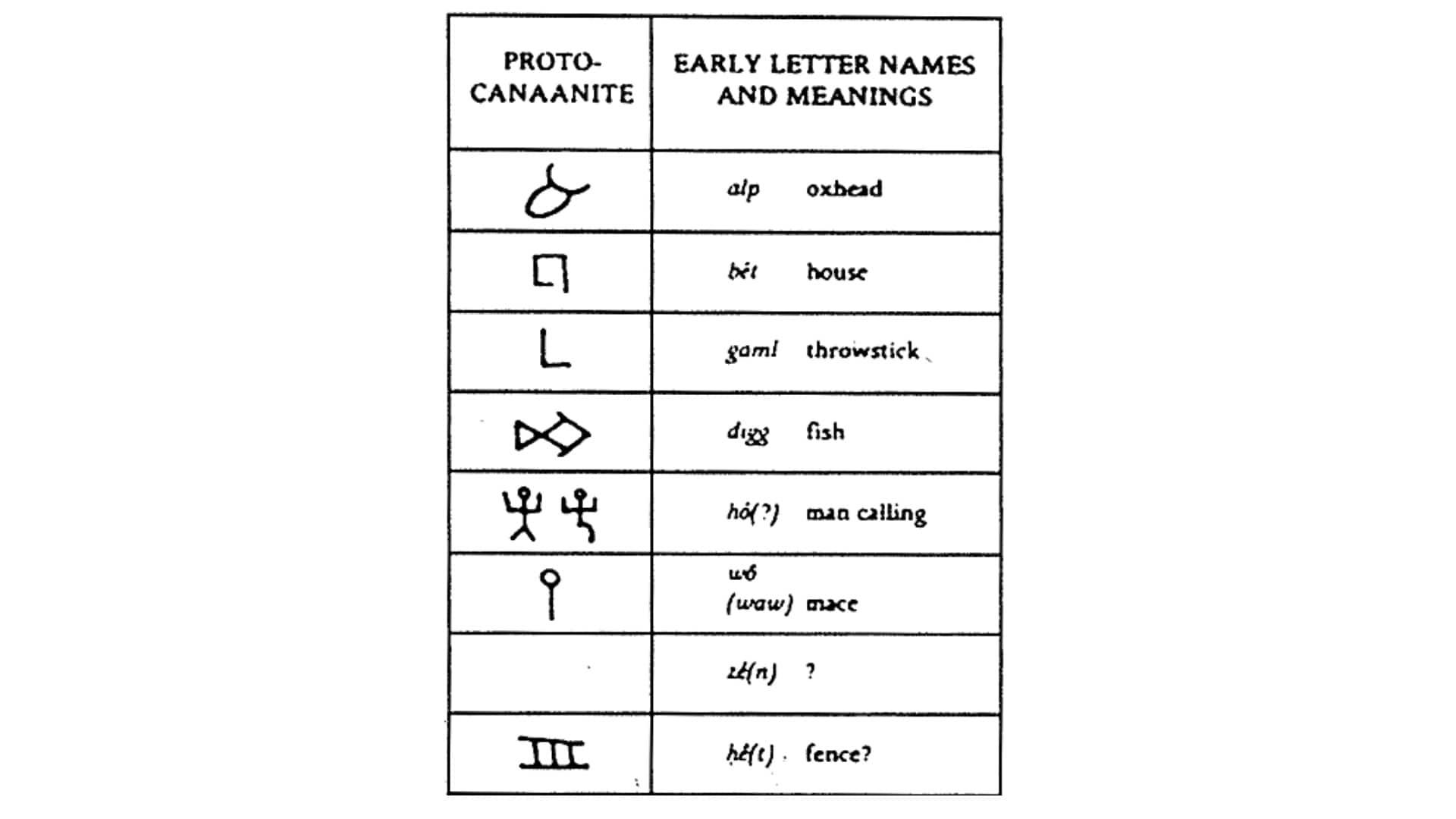 An unorganized file naming structure