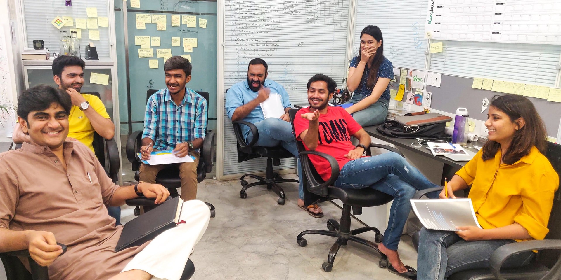 The Slangbusters team on a Topical Tuesday